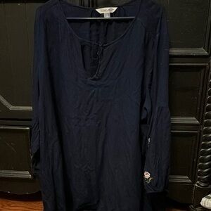 Old Navy Tunic with embroidered flowers - size 4x